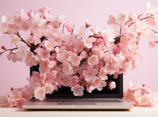 chat gpt tips tricks with pink flowers